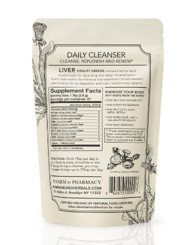 Liver Vitality Greens Daily Cleanser